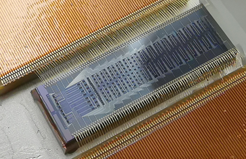 Photo of the quantum photonic chip